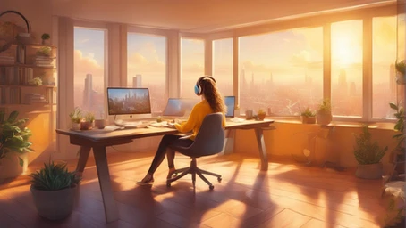 Un jemme femme qui a fait le choix de domicilier son entreprise à Montréal